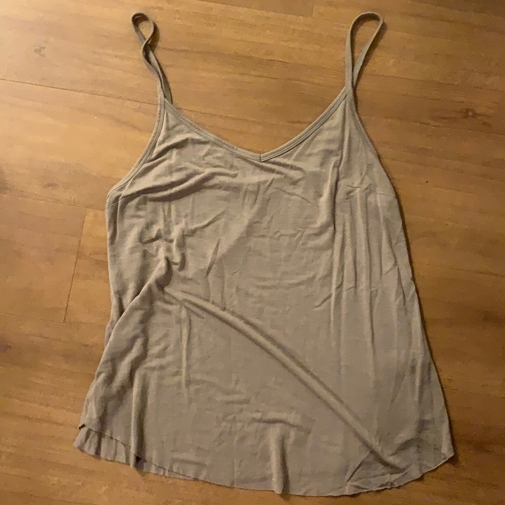 Tan Casual Tank Top